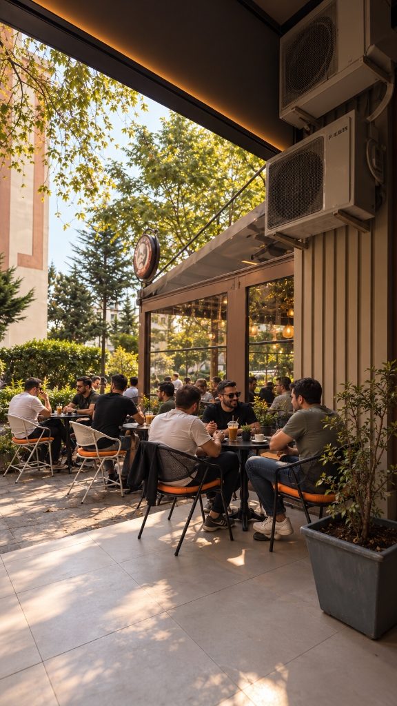 Kafe Bahçesi ve Dış Oturma Alanı